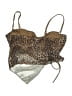 Assorted Brands Animal Print Brown Swimsuit Top Size L - photo 2