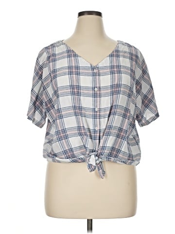 Style&Co Short Sleeve Blouse (view 1)