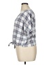 Style&Co Blue Short Sleeve Blouse Size XL - photo 5