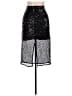 J.Crew Collection Stars Black Gold Formal Skirt Size 10 - photo 2