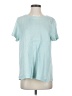 J.Jill 100% Linen Teal Short Sleeve Blouse Size S - photo 1