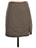 Garage Houndstooth Brown Casual Skirt Size S - photo 1