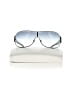 Versace Silver Black Shield Sunglasses One size - photo 2