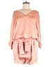 OVERLOVER 100% Polyester Pink Romper Size L - photo 1