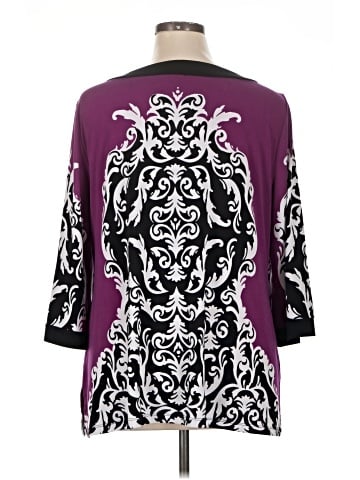 JM Collection 3/4 Sleeve Blouse (view 2)
