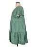 Universal Thread Solid Green Casual Dress Size XL - photo 5