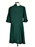 She + Sky 100% Polyester Solid Green Casual Dress Size S - photo 2