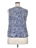 Nic + Zoe Blue Sleeveless Blouse Size XXL - photo 2