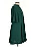 She + Sky 100% Polyester Solid Green Casual Dress Size S - photo 4