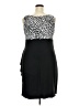 db established 1962 Animal Print Black Cocktail Dress Size 18 - photo 2