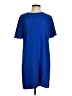 Mango 100% Polyester Solid Blue Casual Dress Size S - photo 1