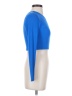 Superdown Blue 3/4 Sleeve T-Shirt Size S - photo 4