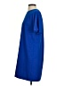 Mango 100% Polyester Solid Blue Casual Dress Size S - photo 5