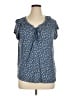 Chaps Blue Short Sleeve Henley Size XL - photo 1
