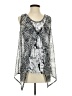 Simply Vera Vera Wang 100% Polyester Silver Tank Top Size S - photo 1