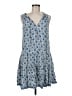 Max Studio 100% Rayon Paisley Blue Casual Dress Size M - photo 1