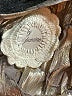 By Francine Metallic Silver Short Sleeve Blouse Size M - photo 7