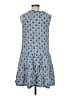 Max Studio 100% Rayon Paisley Blue Casual Dress Size M - photo 2