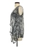Simply Vera Vera Wang 100% Polyester Silver Tank Top Size S - photo 5