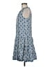 Max Studio 100% Rayon Paisley Blue Casual Dress Size M - photo 5