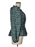 Nine West 100% Polyester Teal Long Sleeve Blouse Size L - photo 4