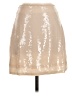 J.Crew Collection 100% Polyester Metallic Ivory Formal Skirt Size 0 - photo 1