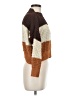 Hazel Moon 100% Polyester Color Block Brown Pullover Sweater Size M - photo 4