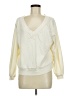 Universal Thread 100% Cotton Ivory Long Sleeve Blouse Size M - photo 1