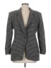 Jones New York 100% Wool Houndstooth Gray Wool Blazer Size 8 - photo 1
