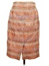 J.Crew Collection Chevron-herringbone Orange Casual Skirt Size 4 - photo 2