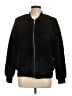 JouJou 100% Polyester Solid Black Faux Fur Jacket Size L - photo 1