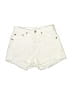 Levi's Ivory Denim Shorts Size 26 waist - photo 1