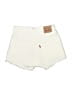 Levi's Ivory Denim Shorts Size 26 waist - photo 2