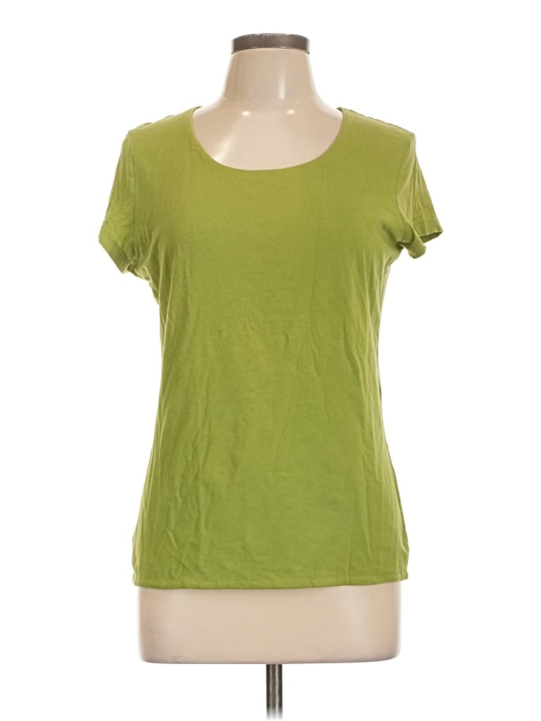 Pre-owned Merona Short Sleeve T-shirt In Green