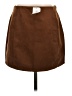H&M 100% Polyurethane Solid Brown Casual Skirt Size S - photo 2