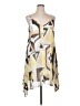 Charming Charlie 100% Polyester Graphic Yellow Cocktail Dress Size XL - photo 1