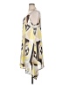 Charming Charlie 100% Polyester Graphic Yellow Cocktail Dress Size XL - photo 5