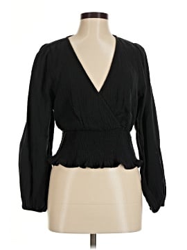 Madewell Lightspun Julianne Smocked-Waist Top (view 1)