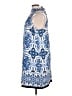Talbots Damask Floral Blue Cocktail Dress Size 16 Petite - photo 5