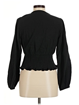 Madewell Lightspun Julianne Smocked-Waist Top (view 2)