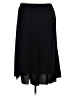 Drama 100% Polyester Solid Black Formal Skirt Size 6 - photo 2