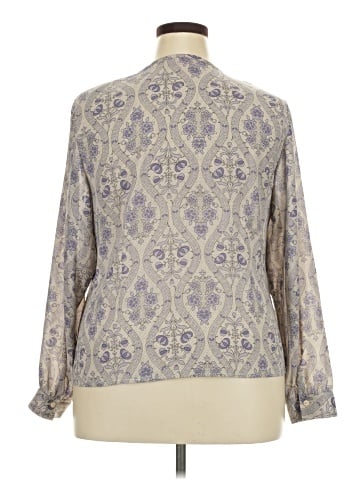 Oscar by Oscar De La Renta Long Sleeve Blouse (view 2)