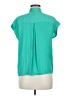 Banana Republic Color Block Teal Short Sleeve Blouse Size M - photo 2