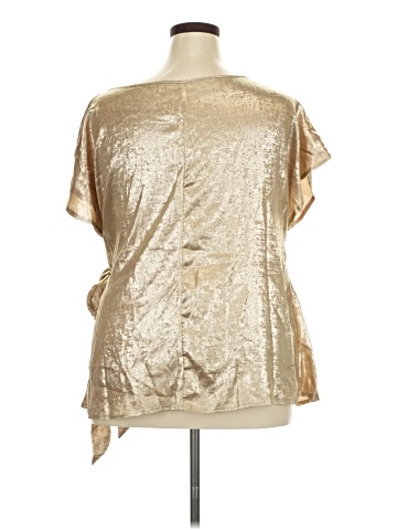 Shein Curve Short Sleeve Blouse (view 2)