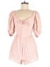 Topshop Plaid Pink Romper Size 6 - photo 1