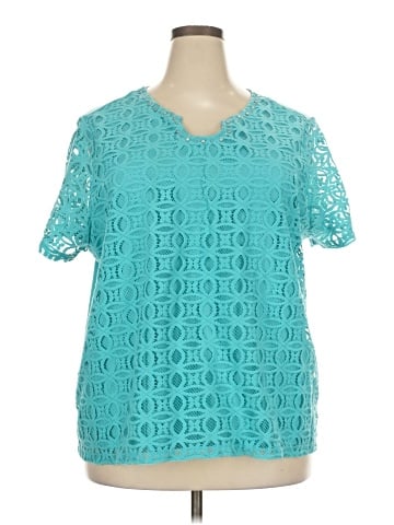 Alfred Dunner Short Sleeve Blouse (view 1)