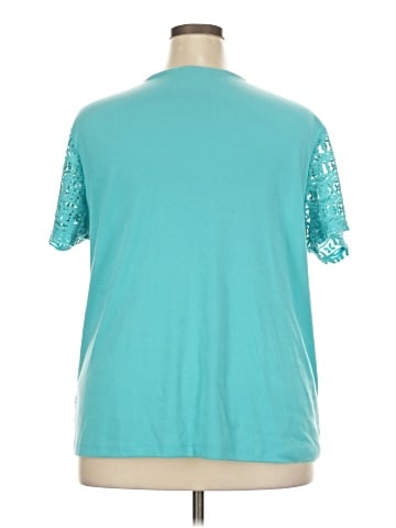 Alfred Dunner Short Sleeve Blouse (view 2)