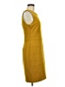 PREMISE Solid Yellow Casual Dress Size 8 - photo 4