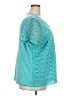 Alfred Dunner 100% Polyester Teal Short Sleeve Blouse Size 2X - photo 4