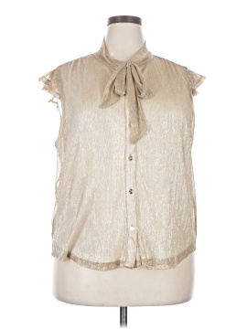 Draper James Sleeveless Button Down Shirt